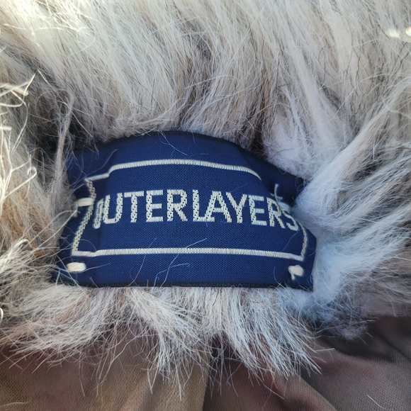 Vintage Faux Fur Coat Made by Outerlayers - Picture 5 of 6